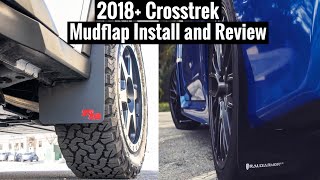 2018+ Crosstrek Mudflap Install/Review