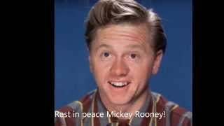 Mickey Rooney Farewell Tribute 1920 - 2014 .•** (with Judy Garland)