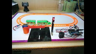 Automatic Railway Gate Control Project using Arduino ♦ Science working model