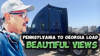 Pennsylvania to Georgia load || beautiful views ||| usa vlog