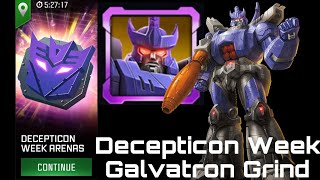 Decepticon Week Arena Grind For 5* Awakened Galvatron | Transformers Forged To Fight