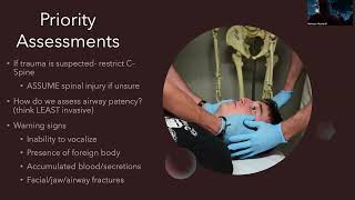 All about Airway: Assessing for and Maintain Patency