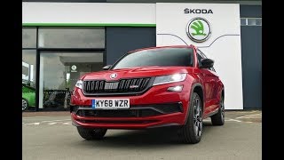 NOW SOLD The Ultimate SKODA Kodiaq vRS - Huge Options List! For sale at Simpsons SKODA Preston