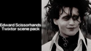 Edward Scissor hands twixtor scenepack🖤🖤(you dont have to give me credit btw)