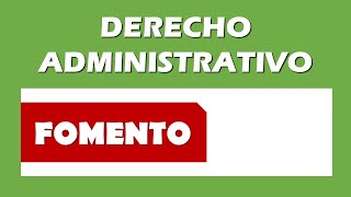 Las Actividades de Fomento