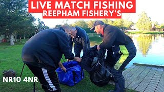 Live Match Fishing, Reepham Fishery's Norfolk, #matchfishinguk #JamesAtkinsFishing #fjukabait