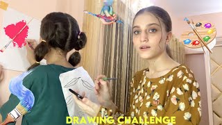 Drawing✍🏻Challenge || Boys Vs Girls|| Jeeta kon👀 || Zolish Vlog