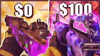 $0 DLC WEAPON VS. $100 DARK MATTER DLC WEAPON!! 😱 IS THE NEW DLC GUN OVERPOWERED? (BO3 DLC WEAPONS)