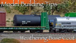 How Do You Start Weathering Freight Cars? - Applying a Weathering Base Coat and Painting Wheels!