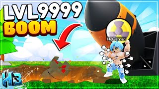 Mình Mua BOOM HẠT NHÂN?? Sử Dụng BOOM NGUYÊN TỬ Phá Hủy LỤC ĐỊA Trong Bomb Click Mine | Roblox