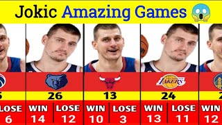 Nikola Jokic Records Against All Teams | NBA