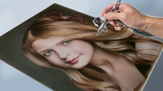 Ukrainian Model Angelina Pryima | Portrait Painting