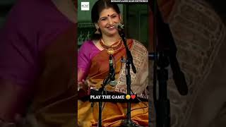 classical music game according to Kaushiki Chakraborty ji❤