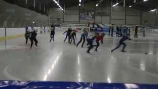 Trias shorttrack club training 31 oct. 2014 gr. 1 pupillen