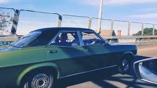 Vauxhall Ventora on the Auckland Harbour Bridge