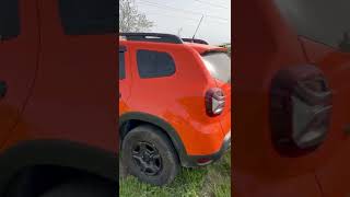 Yeni dacia duster ve römork u turuncuya kapladık.