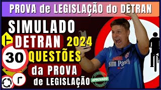 PROVA de LEGISLAÇÃO do DETRAN 2024 - EXAME TEÓRICO do DETRAN 2024 - SIMULADO DETRAN QUESTÕES 2024.