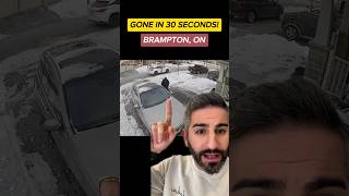 Mercedes SUV STOLEN IN 30 SECONDS 🤯 #canada #torontopolice #cars #crime #viral #criminal #autos