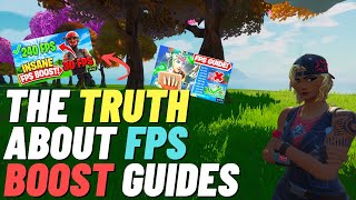 Why You Should STOP Watching Fortnite FPS Boost Guides & Optimization Videos!