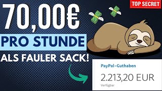 70,00€ PRO STUNDE💰🤑💸Als FAULER SACK online Geld verdienen 2024 ohne Startkapital