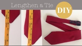 How to lengthen a Gentleman's Tie