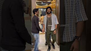 sudheer babu with Jathi Ratnalu Director Anudeep entry at Manchu Manoj Birthday Celebrations #shorts