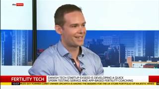 CEO of ExSeed Health Morten G. Ulsted discusses male fertility on Sky News' Ian King Live