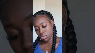 My Go To Hairstyle #hairstyle #hairextension #braids #naturalhair #natural #hairgrowth