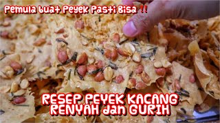 RESEP PEYEK KACANG TANAH RENYAH dan GURIH. PEYEK KACANG ANTI GAGAL.