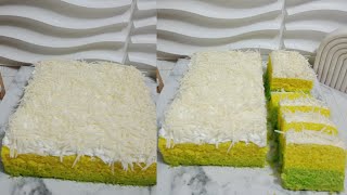 Resep Bolu Kukus Jagung Original Pandan Sangat Enak & Super Lembut