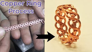 New Design Copper Ring Making Video. How To Make Copper Ring Making. AR Jewellery।