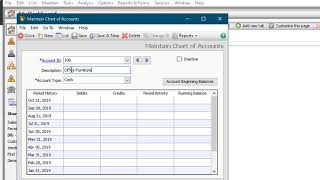 Peachtree Chart of Accounts