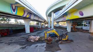 Colourful art transforming Queen’s Wharf Brisbane Timelapse