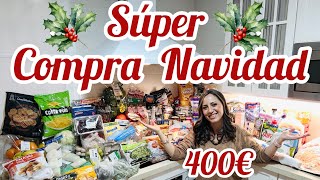 🎄ÚLTIMA COMPRA DEL AÑO🎊CASI 400€ MERCADONA-CARREFOUR #lepetitvlogs