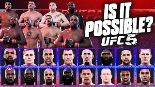 Can I Get A KO With EVERY HEAVYWEIGHT on UFC 5? (Full Movie)