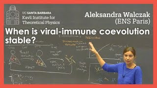 When is viral-immune coevolution stable? ▸ KITP Blackboard Lunch by Aleksandra Walczak (ENS Paris)