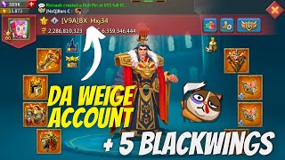 A 5 piece Emperor and 4 Maxed Accounts to Beat ONE Guy??  - Lords Mobile