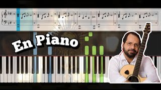 Martin Valverde Te quiero alabar tutorial piano