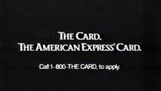 American Express Card commercial circa 1992