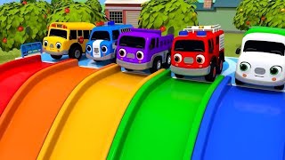 Wheels on the Bus - abc song - Nursery Rhymes & Kids Songs