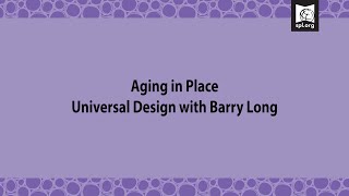 Aging in Place: Universal Design