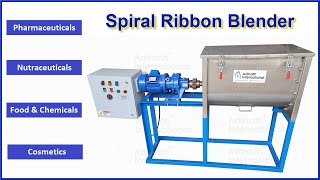 Ribbon Blade Mixer, Spiral Ribbon Blender