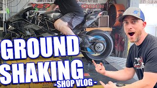 Stage 3 Kawasaki H2 Sounds NASTY!!! - Shop Vlog