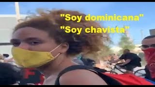 Dominicana chavista en  protestas por muerte de George Floyd