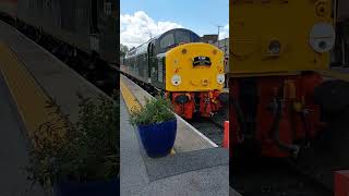 Class 40 D213 'Andania' at The Buffers - Scarborough. 5th June 2024. #shorts