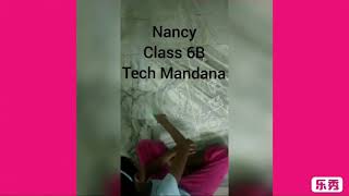 Nancy Class 6 B performing Computer Activity Tech-Mandana