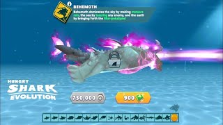 ALL 25 HUNGRY SHARK EVOLUTION UNLOCKED - NEW BEHEMOTH SHARK UNLOCKED MOD 9.0.0