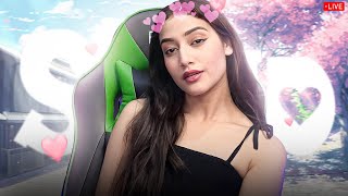 BGMI CUSTOMS🤭 BGMI Live | Pubg Live | Teamcode & Custom Room | Girl Gamer Facecam