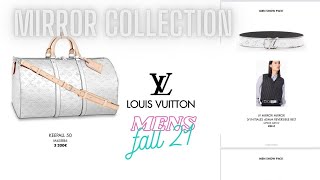 Louis Vuitton Mens FALL 2021 collection, LV Mirror collection