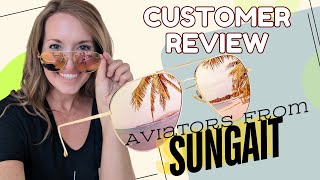 Sungait Aviator Sunglasses - Amazon Review!